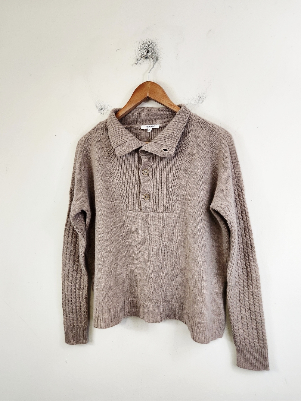 Splendid Nora Cashmere Polo Sweater - Picture 2 of 6